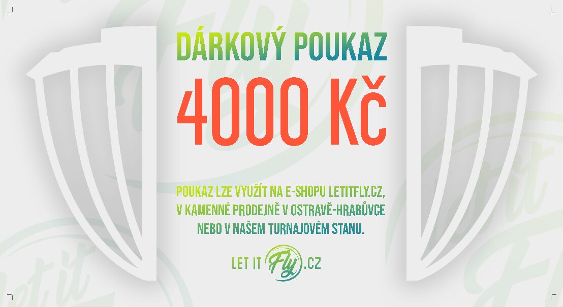 Dárkový poukaz na 4000 Kč
