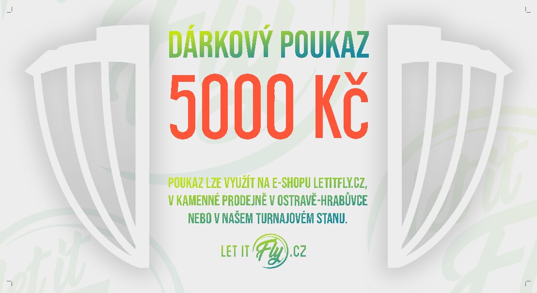 Dárkový poukaz na 5000 Kč